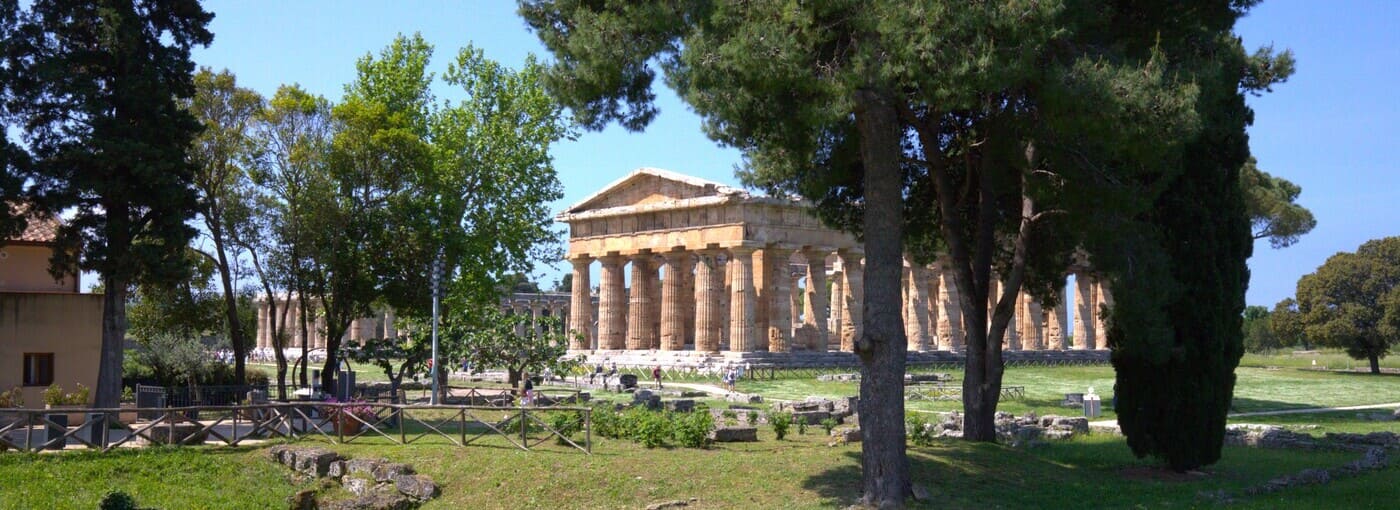 Veduta dei templi di Paestum